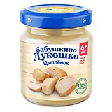 Пюре Бабушкино лукошко цыпленок 100гр с 6мес