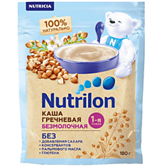 Каша Nutrilon гречневая безмолочная 180гр с 4мес