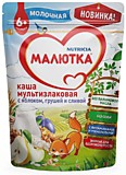 Каша Малютка мультизлаковая яблоко, груша, слива 220гр МОЛ 6+мес