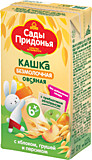 Кашка Сады Придонья овсяная яблоко, груша, персик 125гр безмолочная
