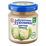 Пюре Бабушкино лукошко цветная капуста 100гр с 4мес