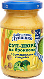 Суп-пюре Бабушкино лукошко из брокколи с фрикадельками из индейки 190гр с 12мес