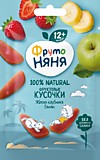 Фруктовые кусочки Фрутоняня яблоко, клубника, банан 15гр с 12мес