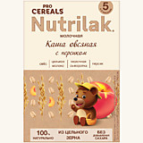 Каша Nutrilak Premium овсяная с персиком 200гр МОЛ