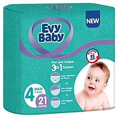 Подгузники Evy Baby 4 (21шт) 7-18кг