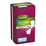 Прокладки при недержании Depend normal 12шт