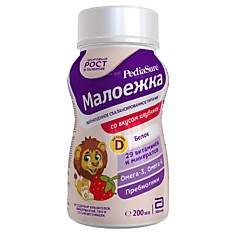 Питание PediaSure Малоежка вкус клубники (готовая смесь) 200мл