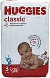Подгузники Huggies Classic 3 (58шт) 4-9кг