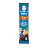 Батончик Gerber фруктово-злаковый Банан и вишня 25гр с 12мес