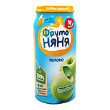 Пюре ФрутоНяня яблоко 250гр с 4мес
