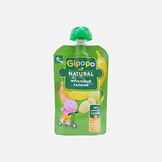 Пауч Gipopo фруктовый салатик 90гр с 6мес
