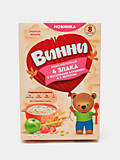 Каша Винни 4 злака с кусочками клубники и яблоком 200гр МОЛ с 8мес