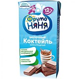 Коктейль ФрутоНяня молочный шоколад 200мл с 12мес