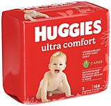 Влажные салфетки Huggies ultra comfort 3х56шт (168шт)