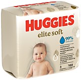 Влажные салфетки Huggies Elite soft 3х56шт (168шт)