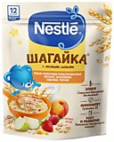 Каша Nestle шагайка 5 злаков яблоко, земляника, персик 200гр МОЛ с 12мес