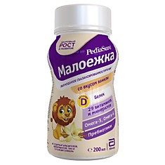 Питание PediaSure Малоежка вкус ванили (готовая смесь) 200мл