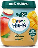 Пюре ФрутоНяня яблоко-манго 100гр с 6мес
