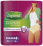 Впитывающее нижнее белье Depend для женщин M/L (44-50) 10шт
