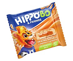 Пирожные бисквитные HippoBo вареная сгущенка 32гр