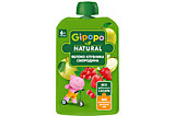 Пауч Gipopo яблоко, клубника, красная смородина 90гр с 6мес