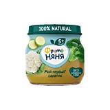 Пюре ФрутоНяня Мой первый салатик (брокколи, кабачок, цв. капуста) 80гр с 5мес