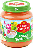 Пюре Сады Придонья яблоко-груша-слива 120мл СТ