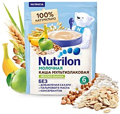 Каша Nutrilon мультизлаковая яблоко банан МОЛ 200гр с 6мес