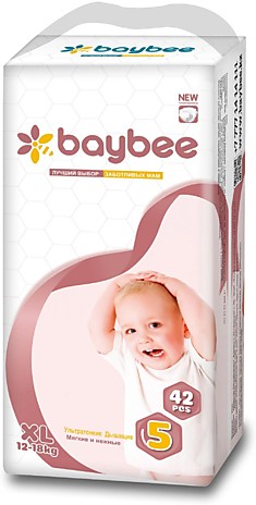 Подгузники-трусики Bafuri XL42 (12-17кг)