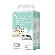 Подгузники BB Kitty L46 (9-14кг)