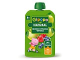 Пауч Gipopo яблоко, клубника, черника 90гр с 6мес