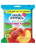 Фруктовые кусочки Когда я вырасту персик 30гр с 12мес