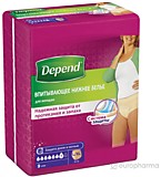 Впитывающее нижнее белье Depend для женщин L/XL (50-56) 9шт