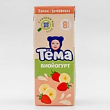 Биойогурт Тёма банан-земляника с 8мес. 210гр