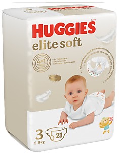 Подгузники Huggies Elite Soft 3 (21шт) 5-9кг