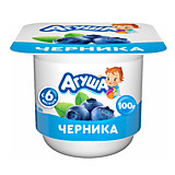 Творог Агуша черника 3,9% 100гр с 6мес.