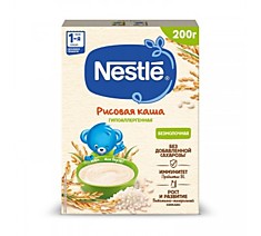 Каша Nestle рисовая 200гр БЕЗМОЛОЧНАЯ с 4мес