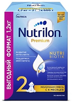 Молочная смесь Nutrilon Premium №2 1200гр