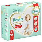 Подгузники-трусики Pampers Premium care 6 (31шт) 15+кг